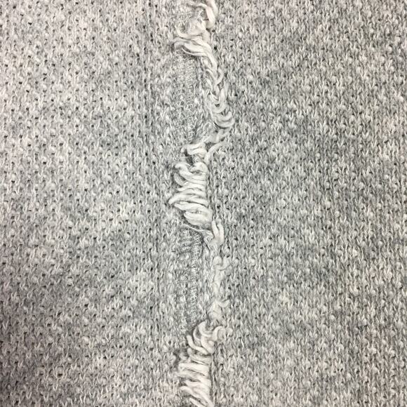 Free People Women's Grey Oversized Knit Cowl Neck Gorpcore Sweater Women's Sz XS - Picture 4 of 15